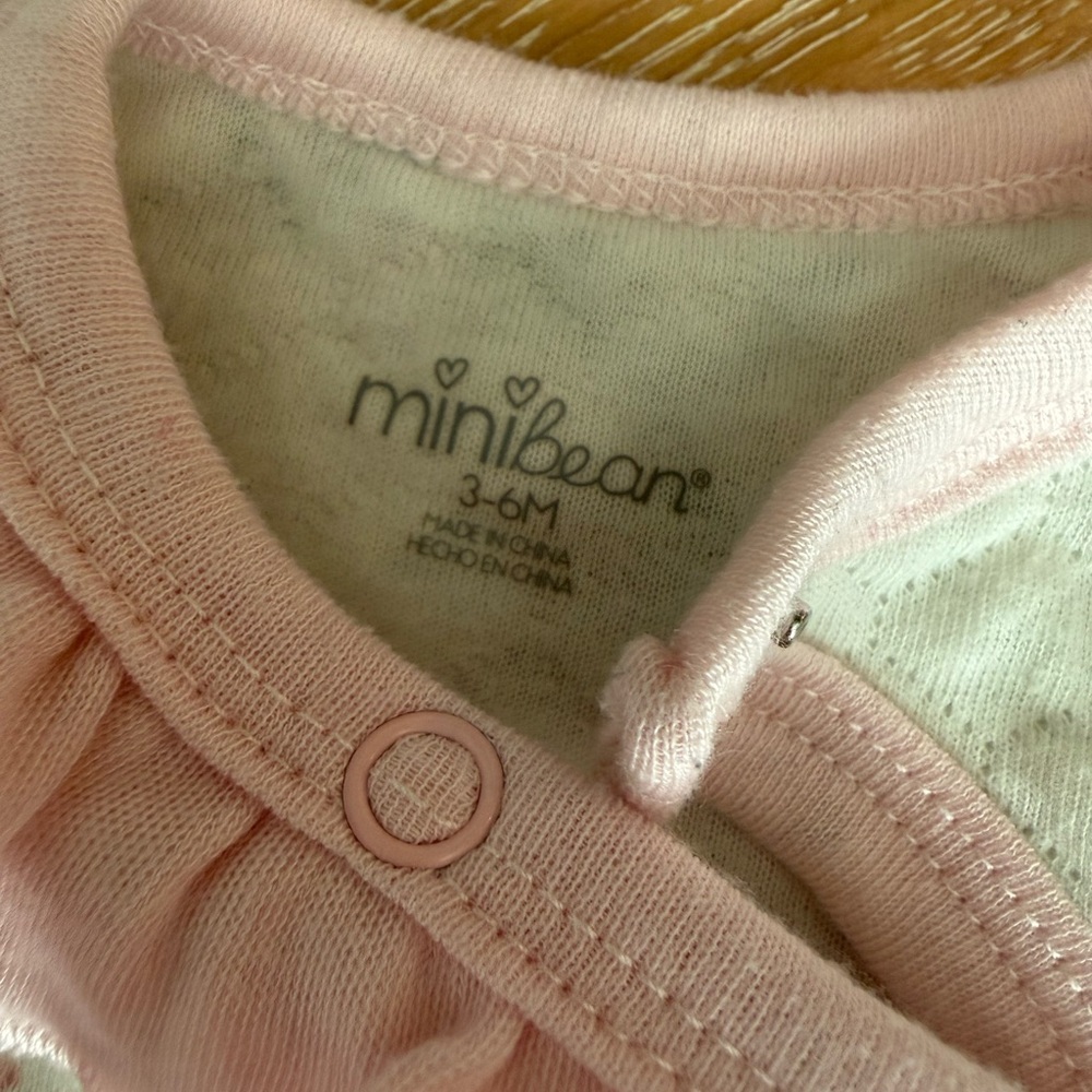 Baby Girl 6 Month Bundle – Jumpsuit, Sleeper & 2 Pants | Cute Prints - Picture 7 of 9